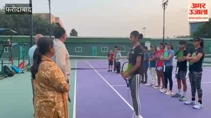 Ram Mehar Singh, Deputy Director of Sports for the Gurugram Zone visited Faridabad