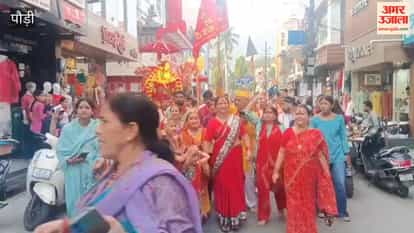 Srinagar: Nanda Ashtami Festival – Goddess Nanda's palanquin taken out in a procession through the town.