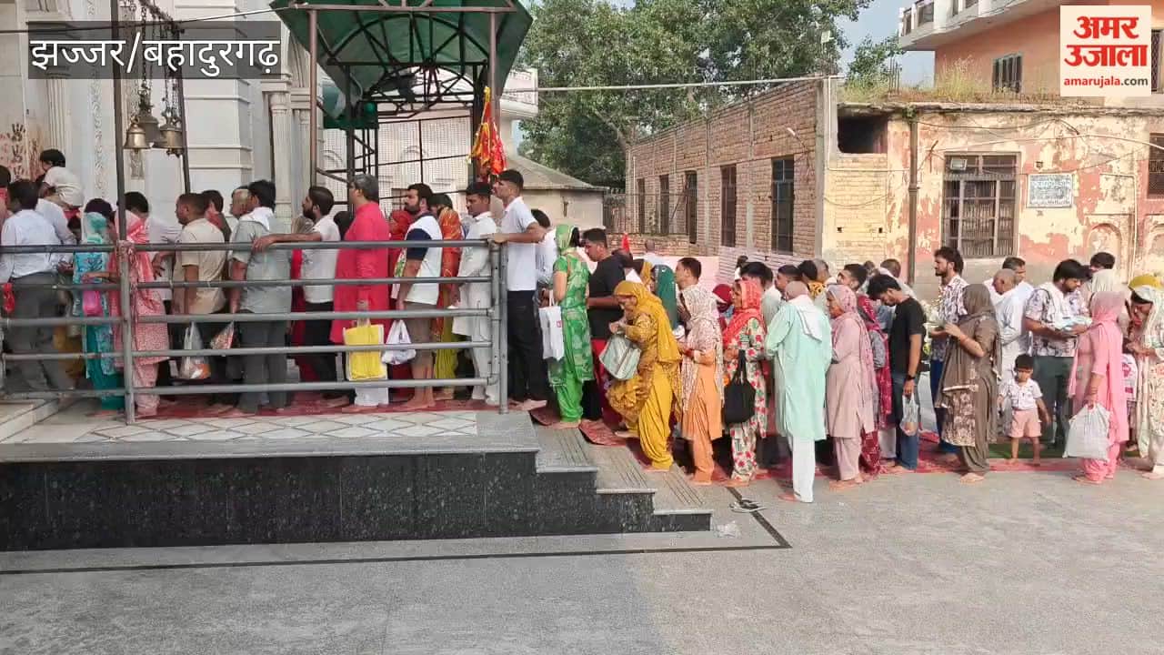 Crowds of devotees thronged the Mata Bhimeshwari Devi Temple in Beri, Jhajjar, on the occasion of Radha Ashtami.