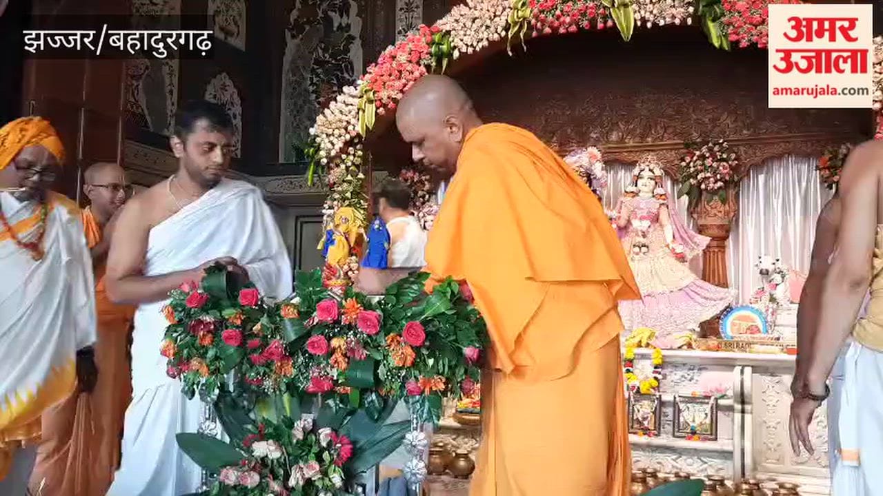 Bhajans and kirtans resonated at the ISKCON temple in Bahadurgarh on Radha Ashtami.