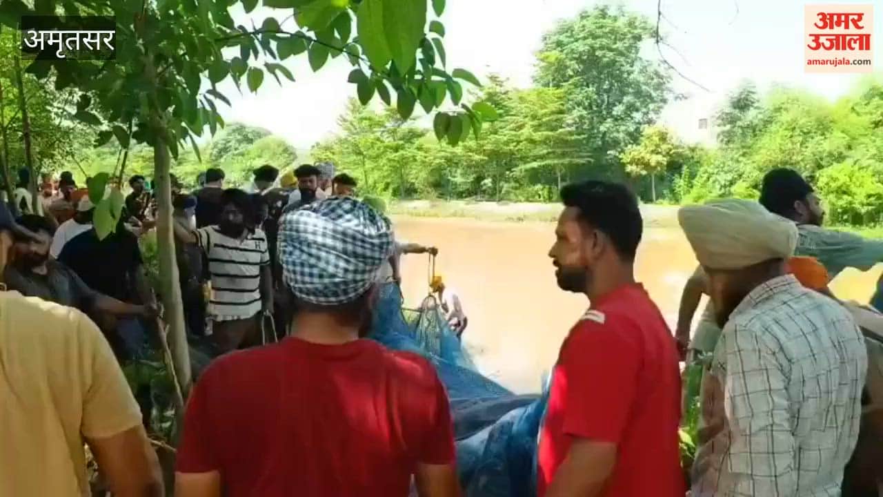 Water entered residential areas during pipeline installation in Amritsar