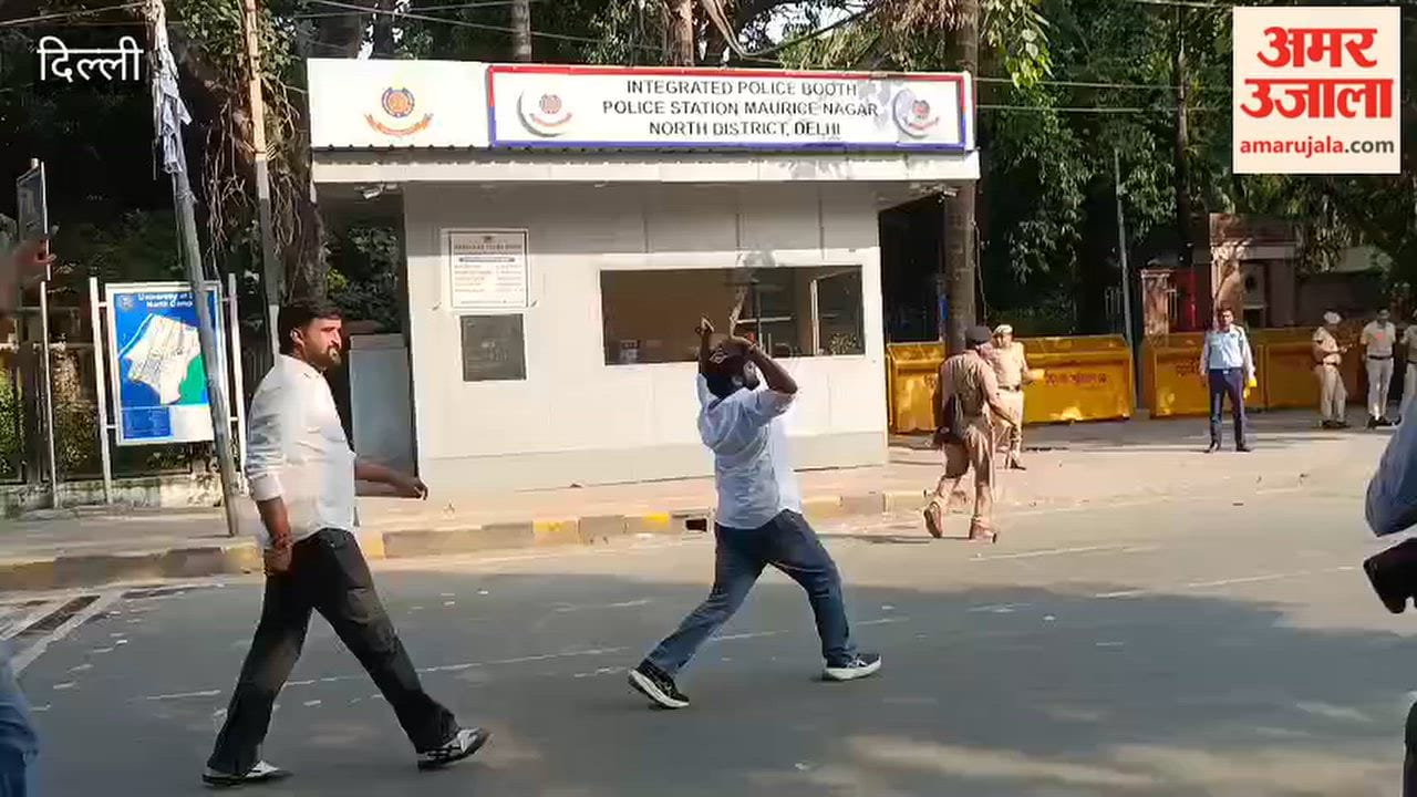 Students danced on drums after 18th round of counting in DUSU elections