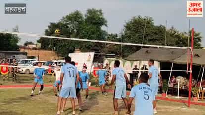 बहराइच के रुपईडीहा में मैत्रीपूर्ण वॉलीबॉल में नेपाल एपीएफ का दमदार प्रदर्शन, एसएसबी को 2-1 से हराया