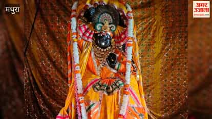 Crowd of devotees thronged Shri Dauji Temple on Radhashtami