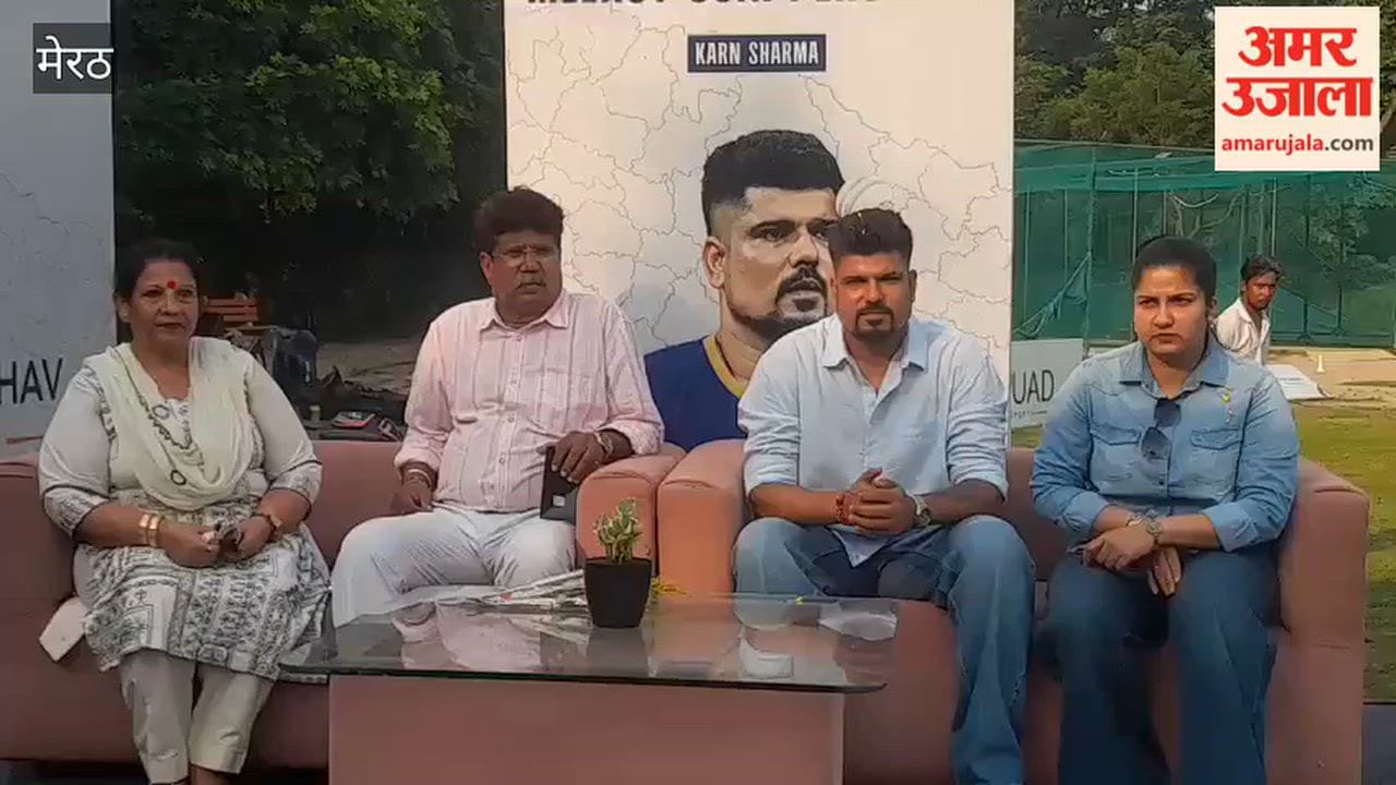 District Cricket Association honored Karan Sharma, he has recently retired from all forms of cricket.