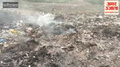 Eight days after the strike ended, piles of garbage still remain in Faridabad