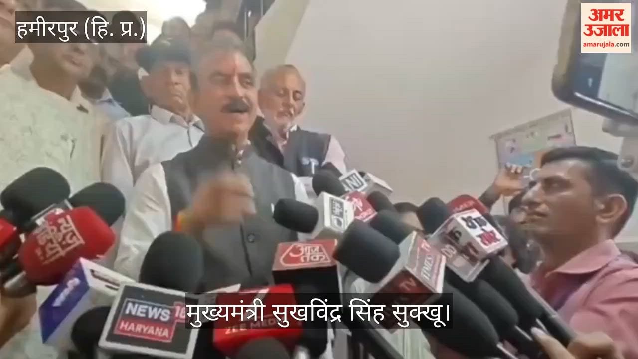 cm Sukhvinder Singh Sukhu lashed out at BJP leaders and also spoke on the recruitment of doctors.