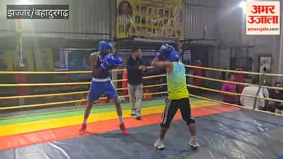 Jhajjar: Boxing matches organized on the Prime Minister's birthday.