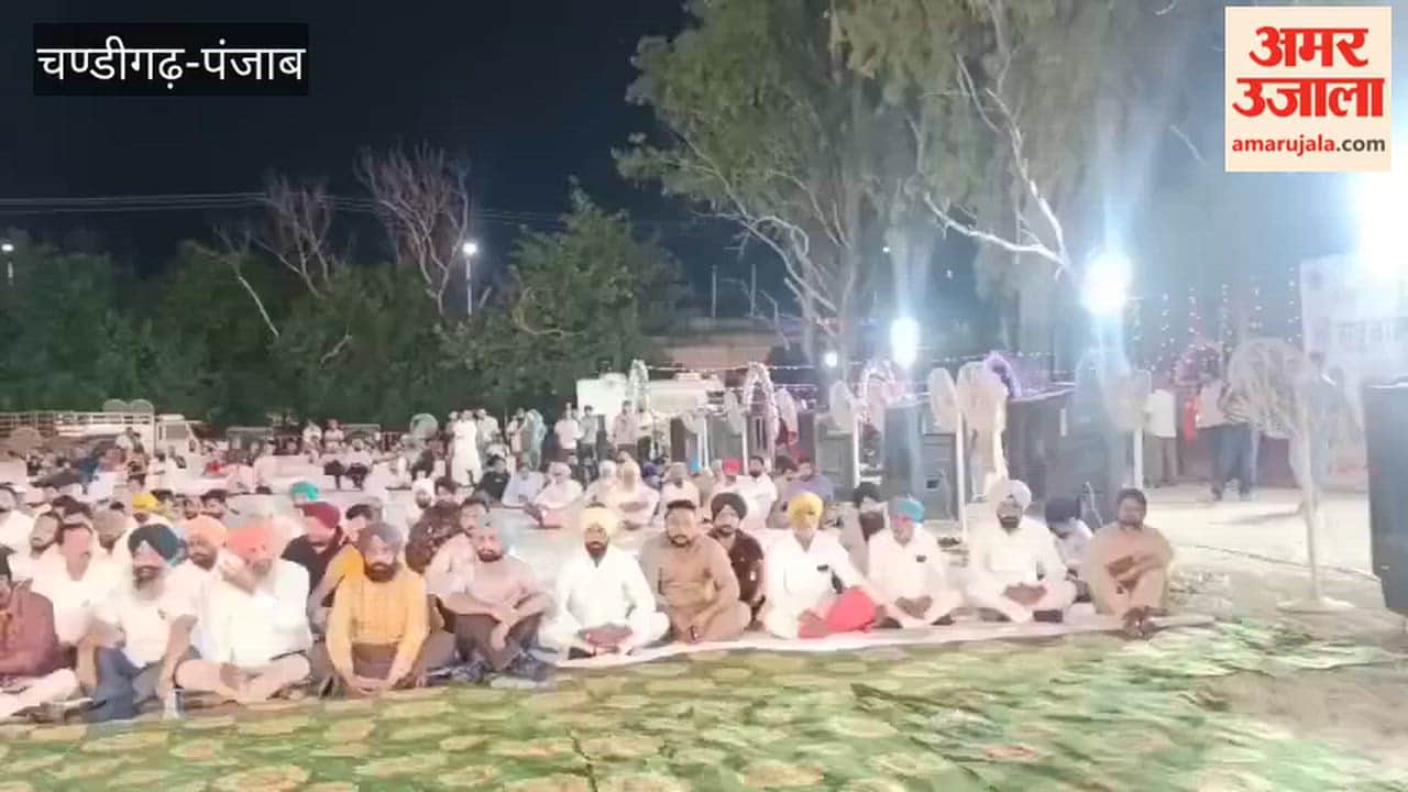 Drone show organized in Moga dedicated to the 650th Prakash Parv of Shri Guru Ravidas Maharaj Ji.