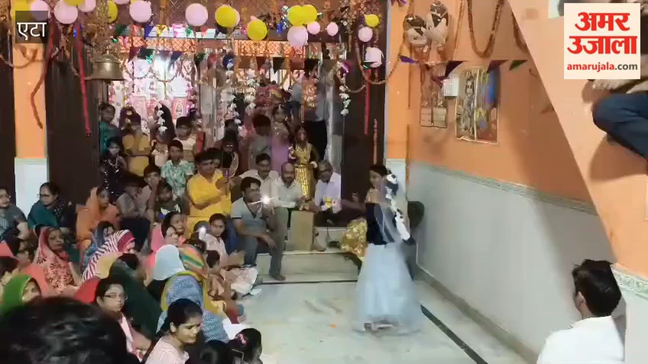 Children Perform at Ganesh Mahotsav in Sakit