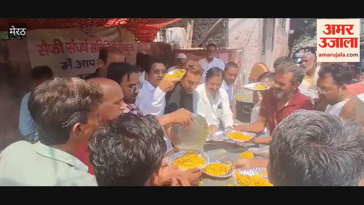 SP Leader Abhishek Bhati Stopped in Meerut During Protest Over Village Issues