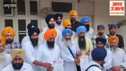 'Waris Punjab' Akali Dal submits memorandum regarding the sanctity of holy religious sites.