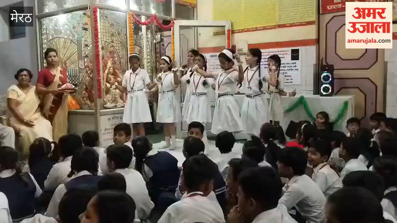 Meerut: Computer lab inauguration ceremony; children gave cultural performances.
