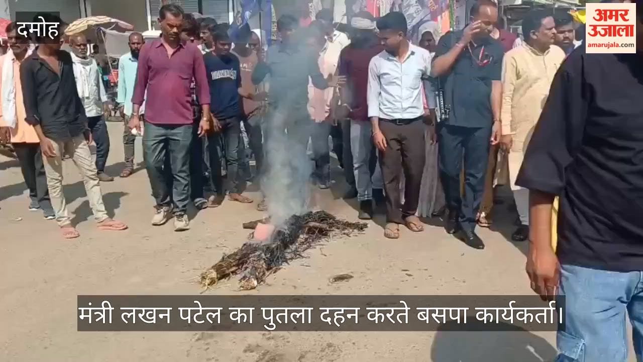 Rambai and BSP Workers Face FIR for Burning Minister Lakhan Patel's Effigy