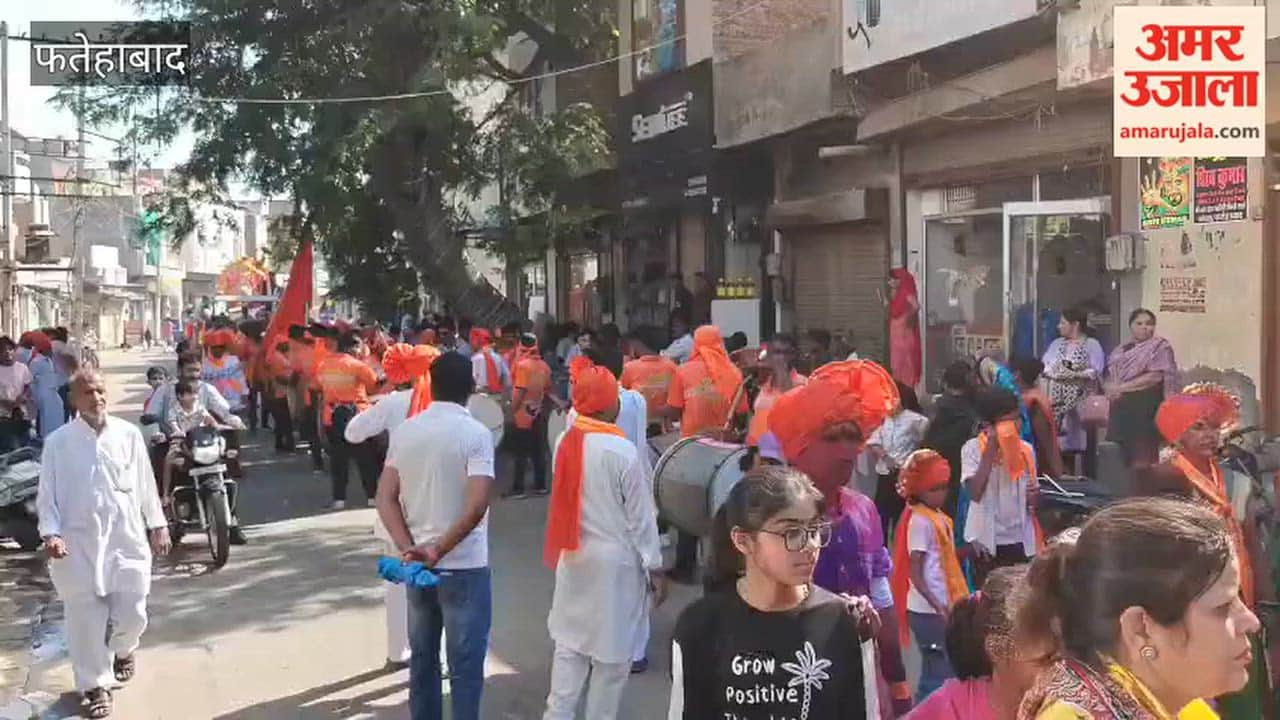 Ganesh idol immersion celebrated with great fanfare in Fatehabad.