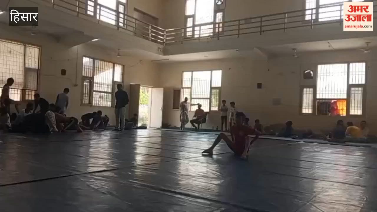 Jasmine and Sanaya secured first place in the artistic sub-junior category at the district-level yoga competition being held at Mahabir Stadium in Hisar.
