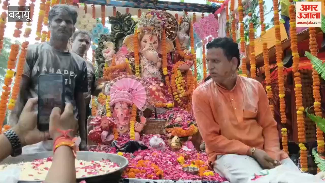 Ganesh procession taken out in Kunwargaon