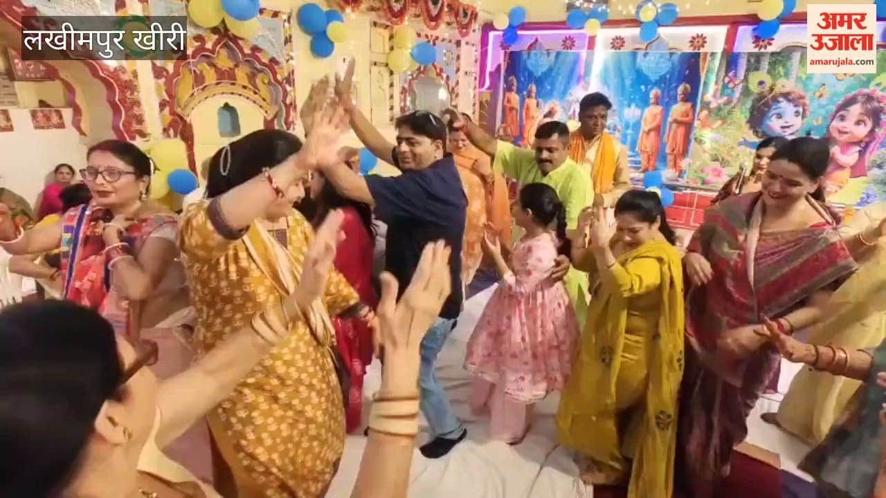 Historic temple resonates with chants hailing Radharani on Radhashtami in lakhimpur kheri