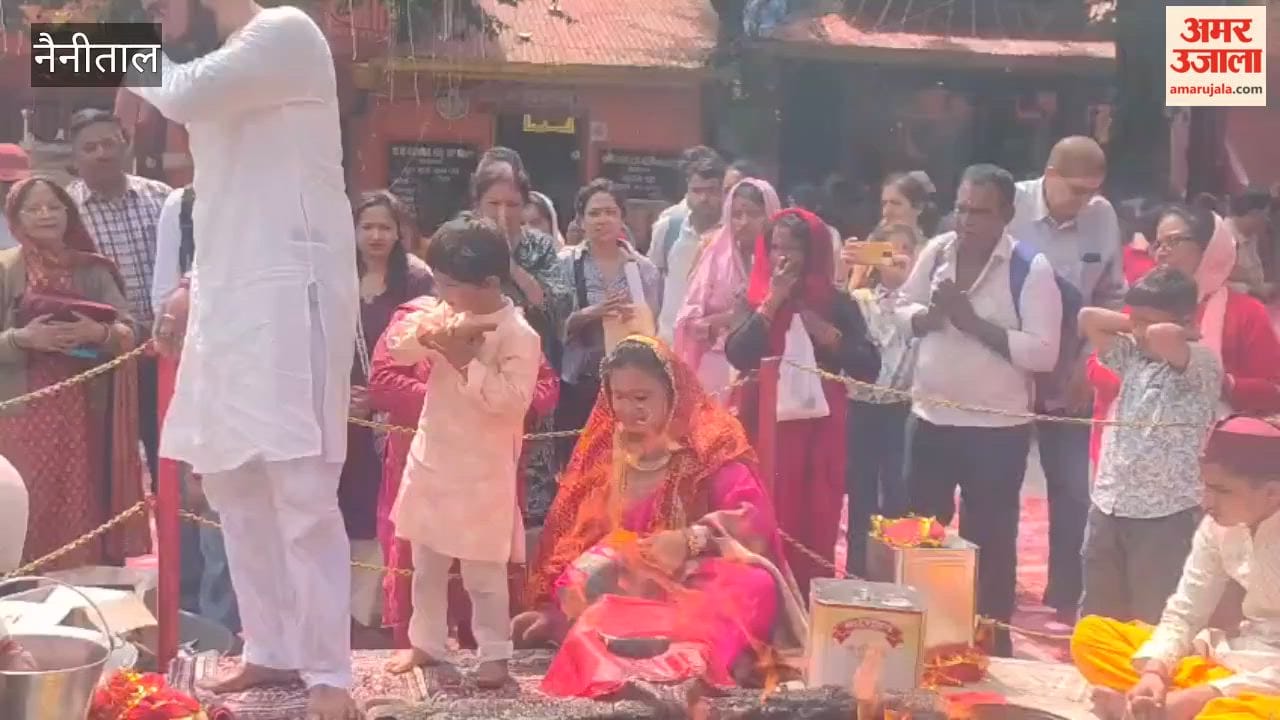 Devotees thronged the Naina Devi temple on Nanda Navami as well