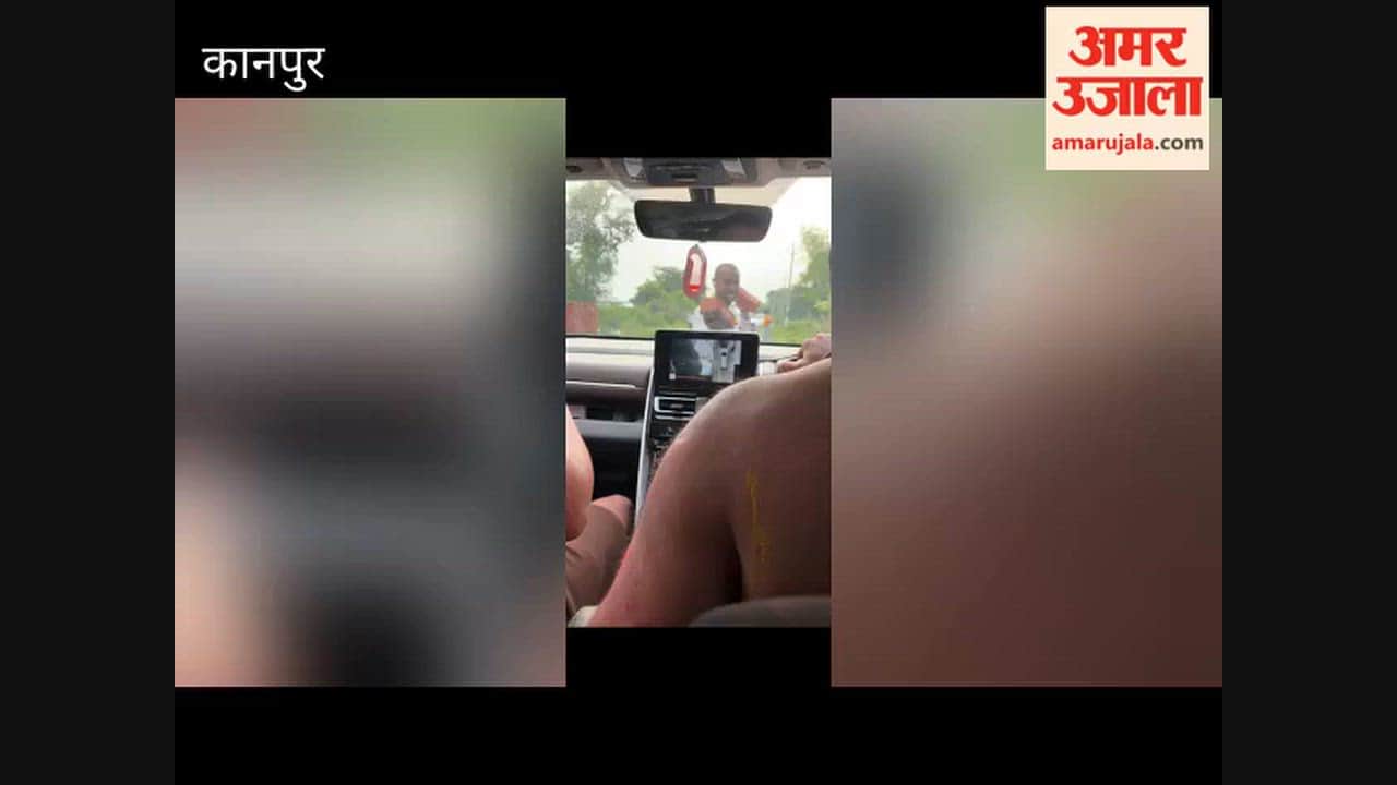 Kanpur: BJP leader's car vandalized and pelted with stones; one injured