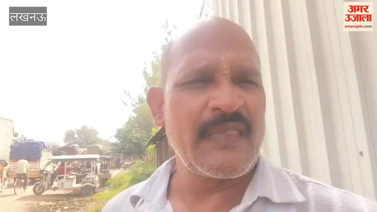 लखनऊ में इटौंजा टोल से लेकर बेलवा गांव तक लंबा जाम