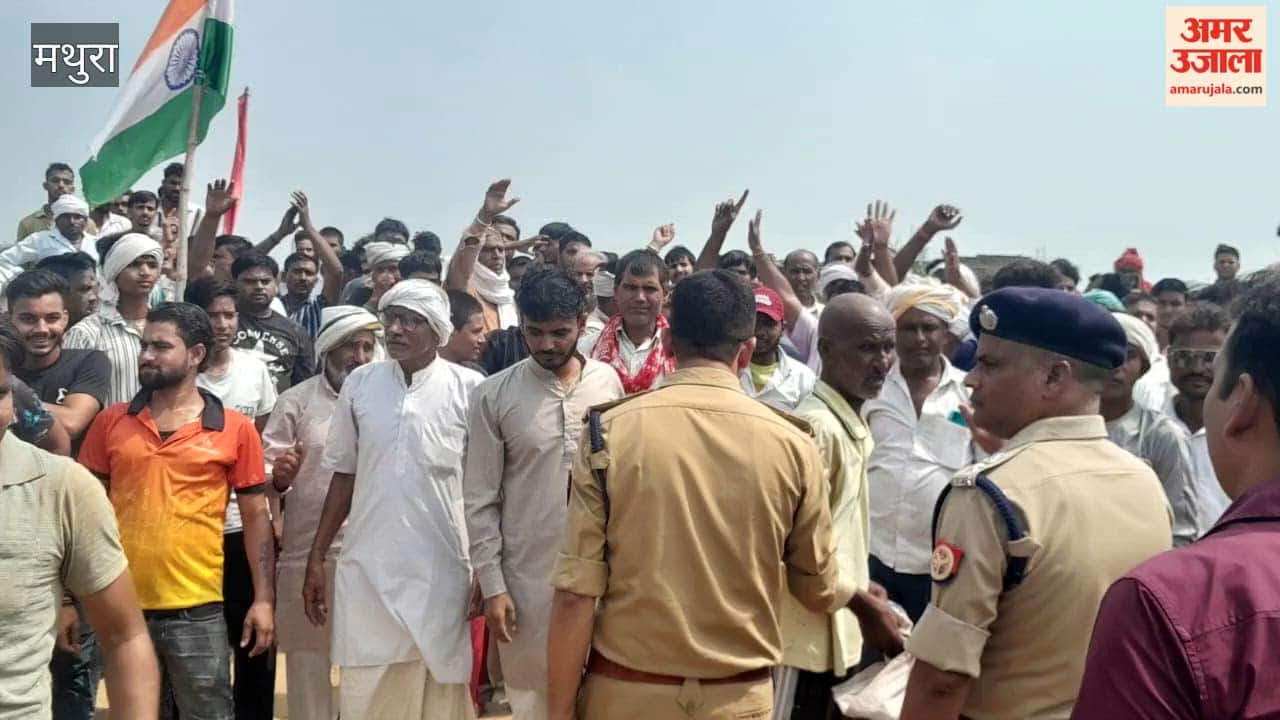 Chhata Sugar Mill: Agitation flares up again; panchayats held in 30 villages after protesters were removed at dawn; march towards the mill underway.