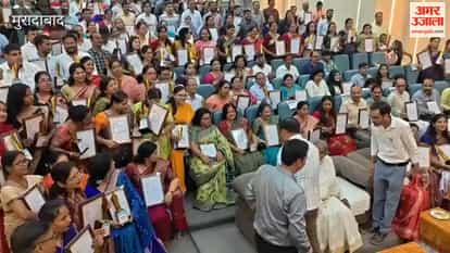Amar Ujala Teacher Award: Teachers moved to emotion; said this honor is thanks to the children