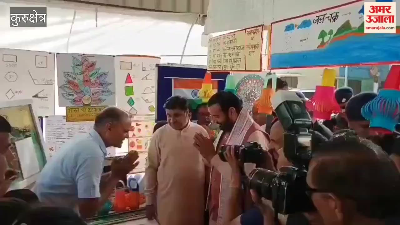 Chief Minister Nayab Saini arrives in Kurukshetra