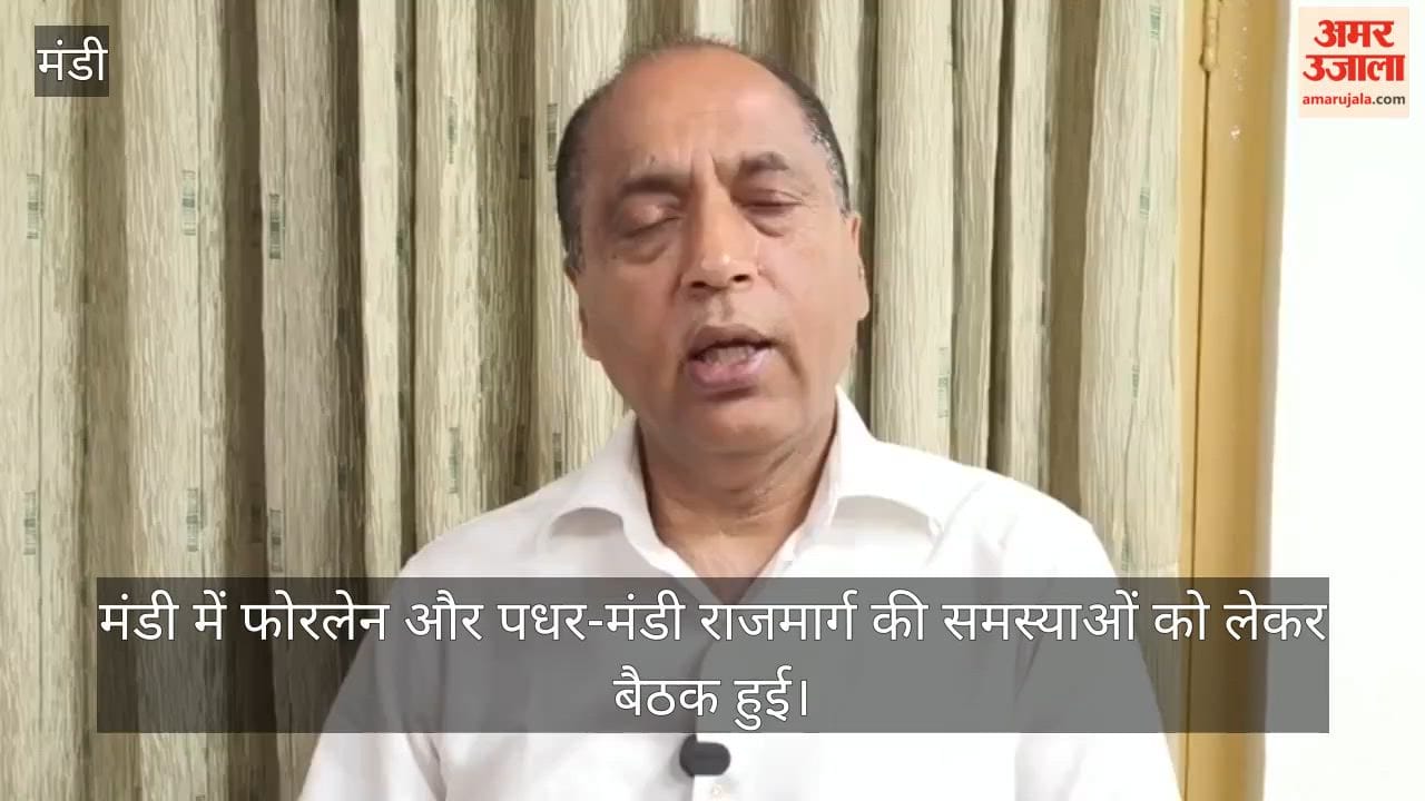 mandi fourlane padhar highway problems jairam thakur nhai meeting