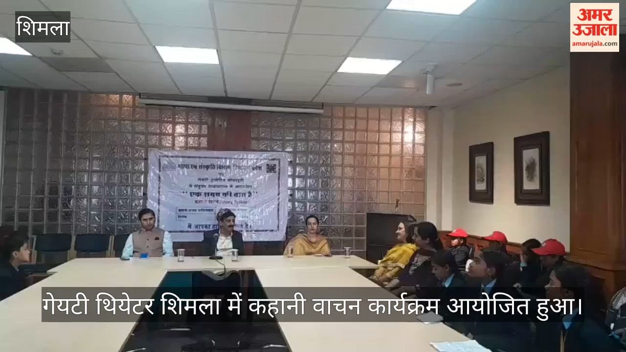 shimla gaiety theatre school children storytelling programme