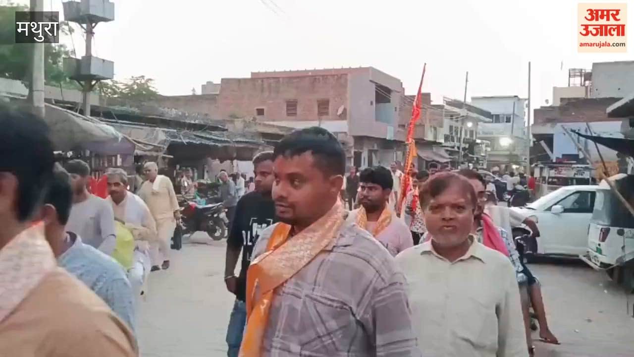 Preparations for Ramlila begin committee office-bearers perform flag worship
