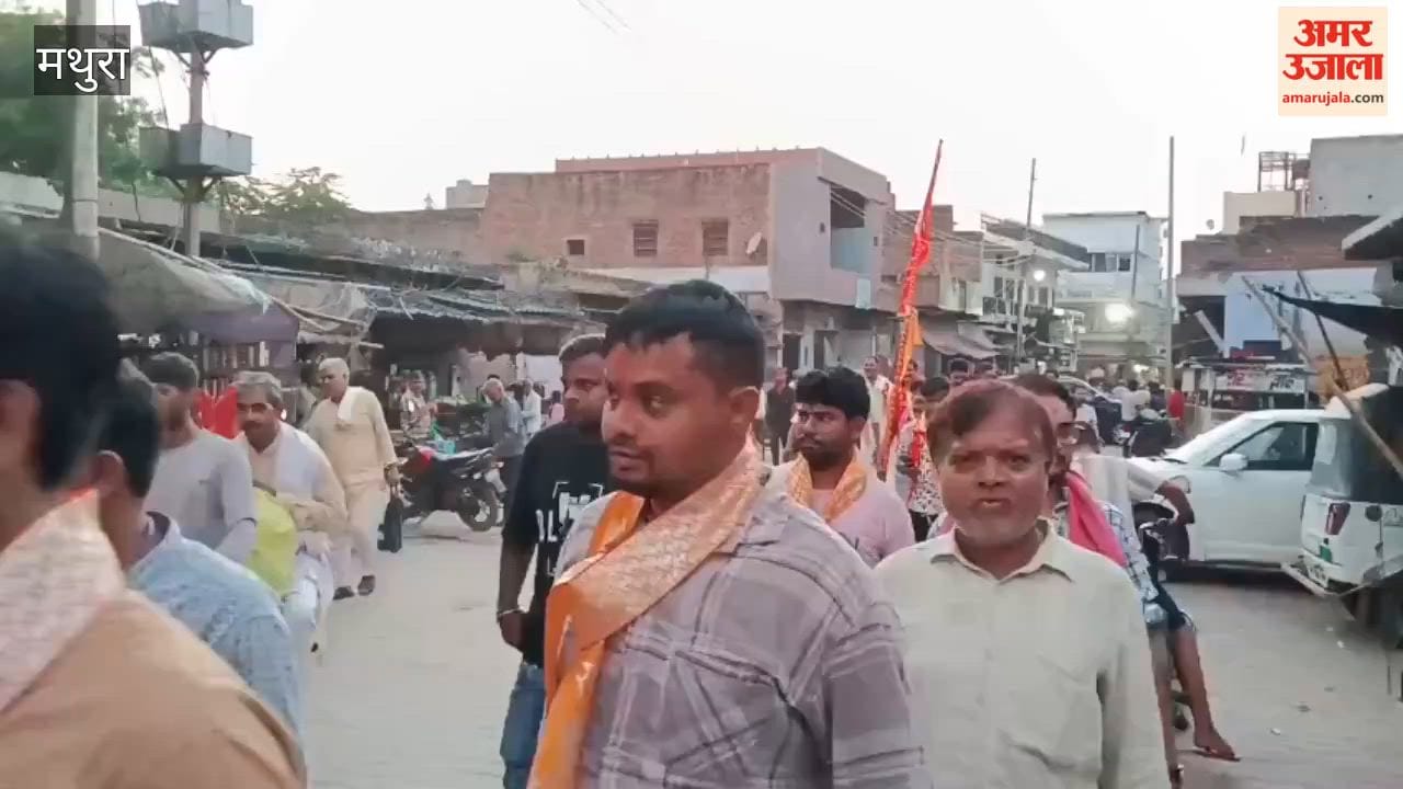 Preparations for Ramlila begin committee office-bearers perform flag worship