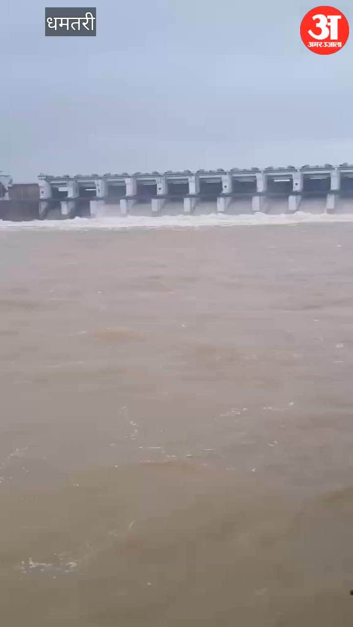 54,950 cusecs of water is being released by opening 10 gates of the Gangrel Dam.