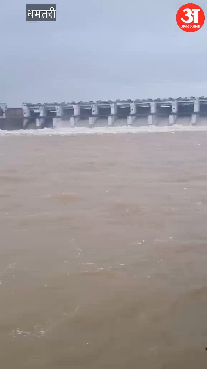 54,950 cusecs of water is being released by opening 10 gates of the Gangrel Dam.