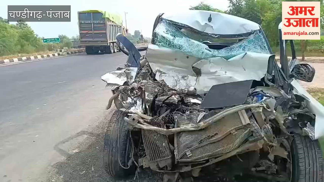 Car and tipper collide head-on near Ghalkalan village in Moga; car occupant dies.