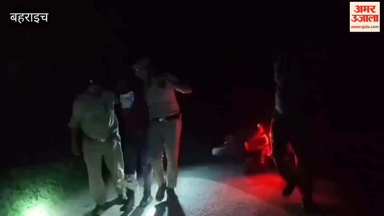 बहराइच में पुलिस मुठभेड़ में तीन बदमाश गिरफ्तार, गोली लगने से एक घायल