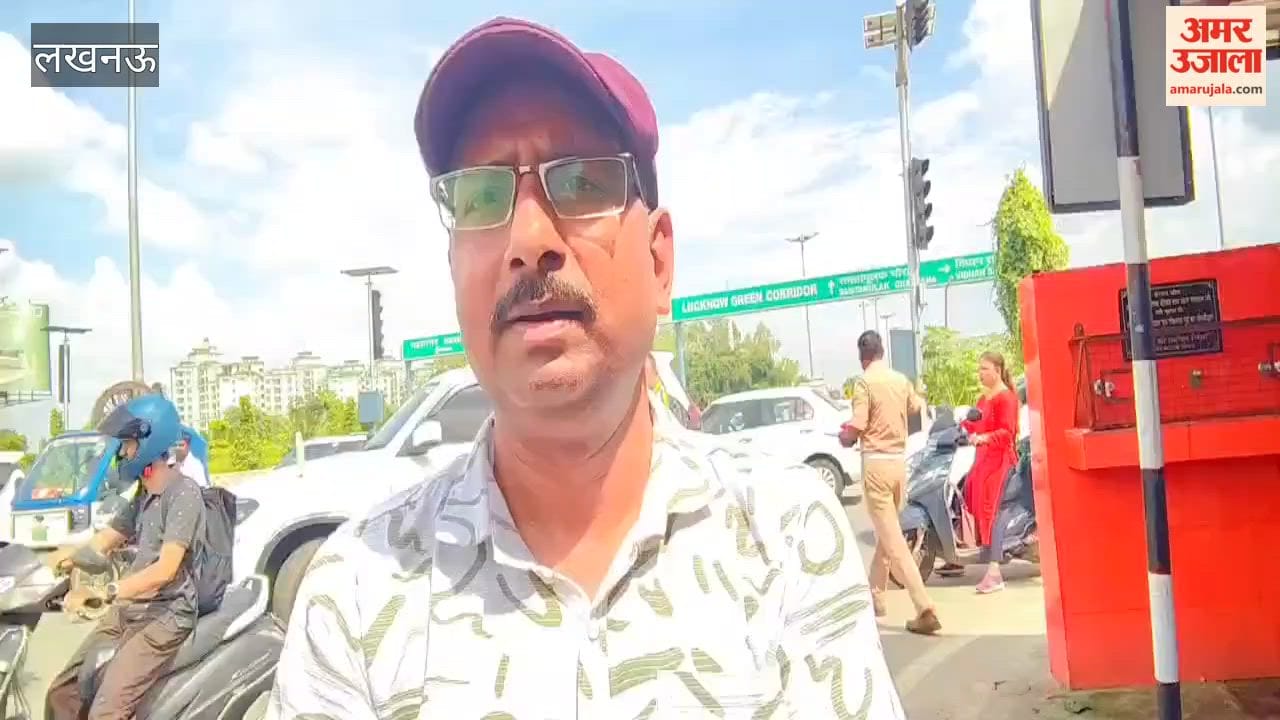 लखनऊ में गोमती पुल के किनारे ग्रीन कॉरिडोर के पास मुख्य मार्ग बंद, घंटों जाम से जूझ रहे राहगीर