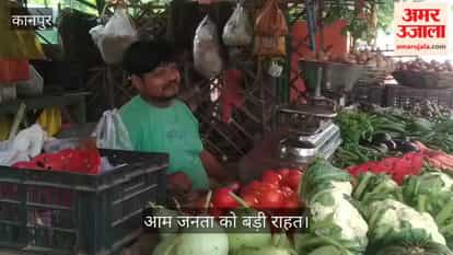 Green vegetable prices drop in Kanpur impact of supplies from across the Ganges