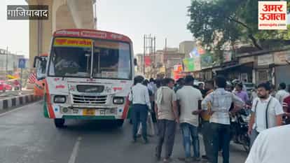 Bus hits bike rider under Muradnagar Rapid Station