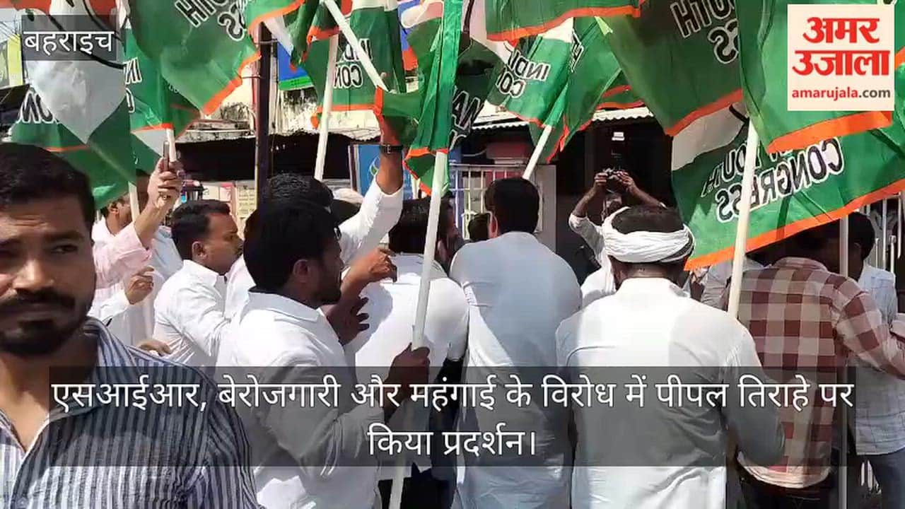 VIDEO: पुतला फूंकने को लेकर पुलिस और युवा कांग्रेस कार्यकर्ताओं में धक्का-मुक्की