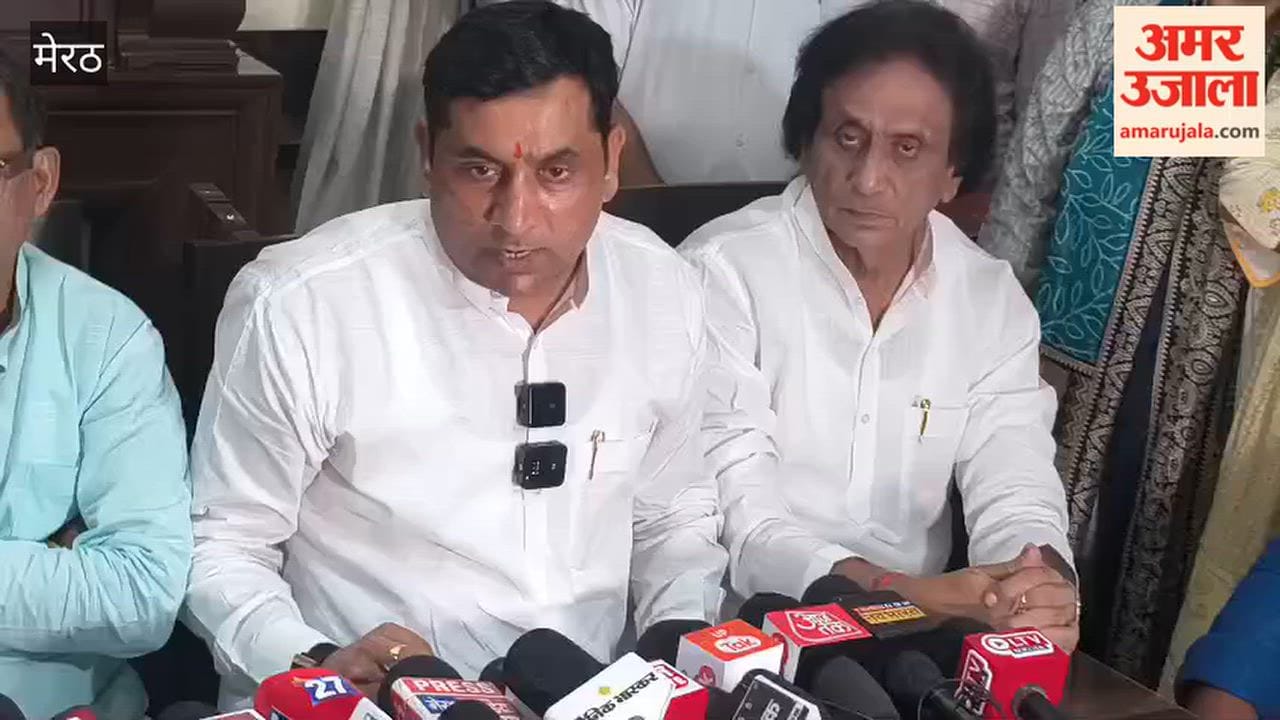 Meerut: Somendra Tomar says a community center is being built next to Rangoli Mandap; traders will be provided with shops.
