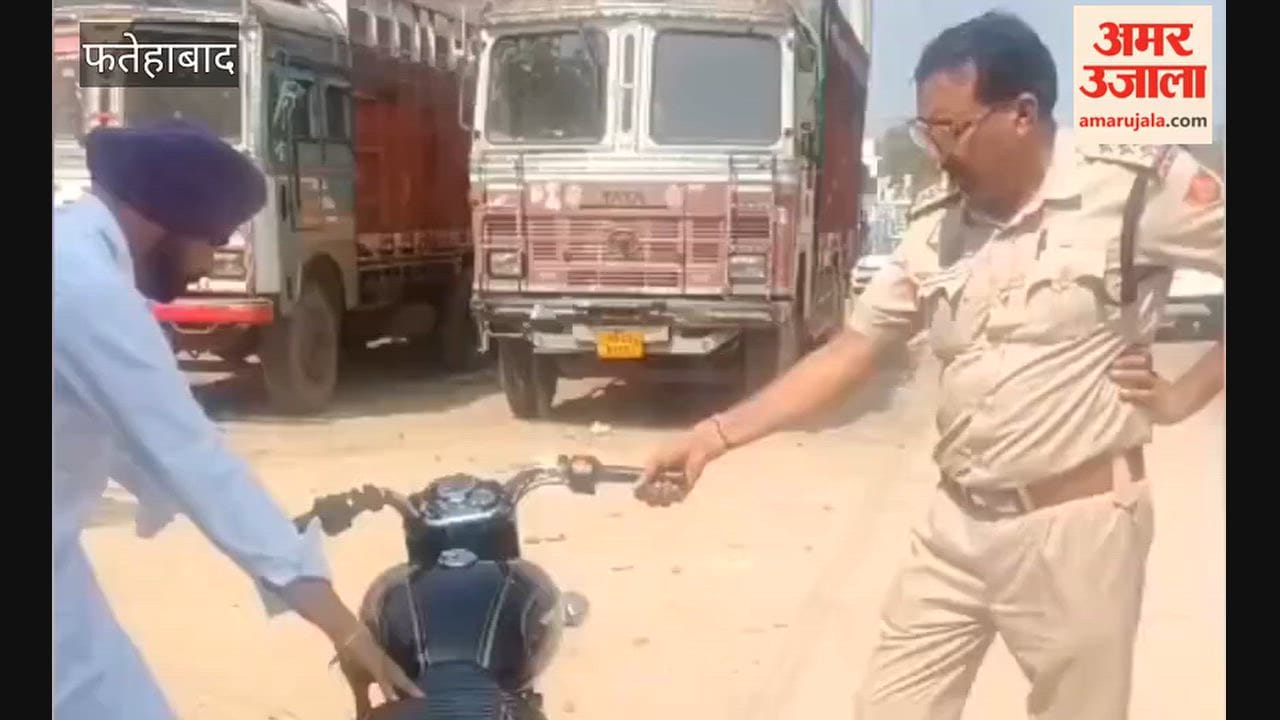 Three Bullet riders in Fatehabad fined ₹30,000 for creating firecracker-like sounds with modified silencers.