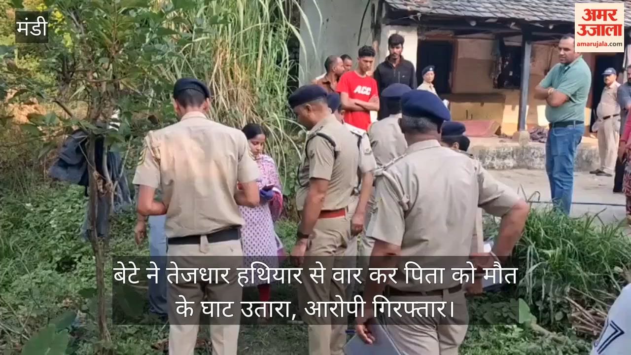 Son kills father by attacking him with a sharp-edged weapon