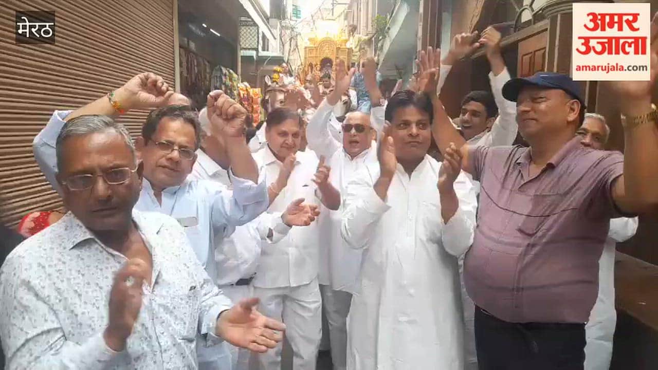Grand Rath Yatra Taken Out from Digambar Jain Panchayati Temple in Baghpat on Anant Chaturdashi