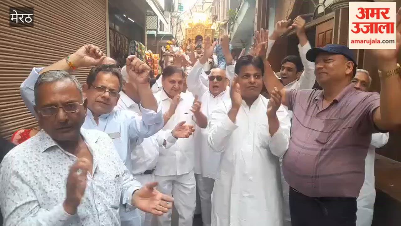 Grand Rath Yatra Taken Out from Digambar Jain Panchayati Temple in Baghpat on Anant Chaturdashi
