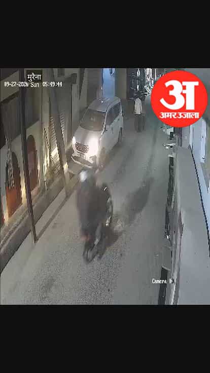 Sand mafia's terrifying rampage in Morena! A tractor, fleeing from the police, dragged a car for 50 meters