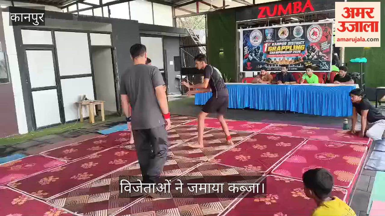 First District Grappling Championship in Kanpur Players showcase their prowess in Kakadeo