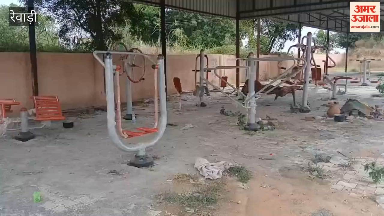 Unique initiative in Rewari: Open-air gym set up at cremation ground.