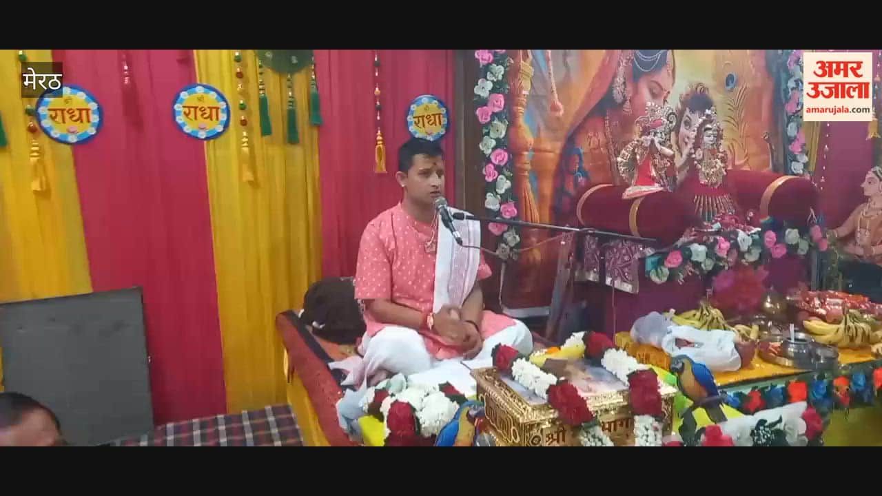 Meerut: Pandal immersed in devotion through episodes from the Mahabharata and the story of Parikshit.