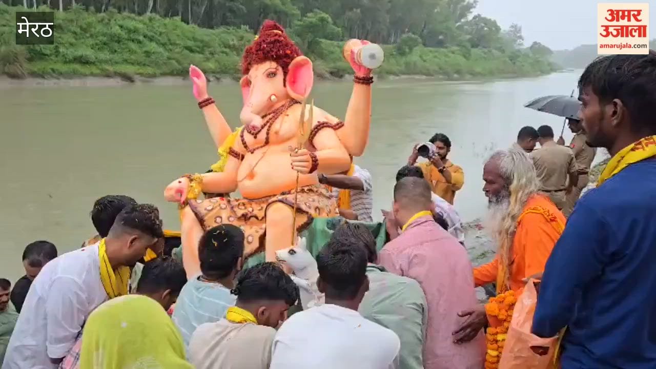 Immerse the idol amidst chants of 'Ganpati Bappa, come early next year'